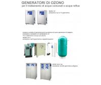 Generatori di ozono per il trattamento di acque comunali e acque reflue